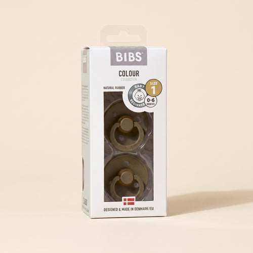 BIBS pacifier 2-pack [colourway] in window box, size [1/2]