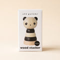 Wee Gallery wood stacker [Panda/Cat/Bear] in white window box